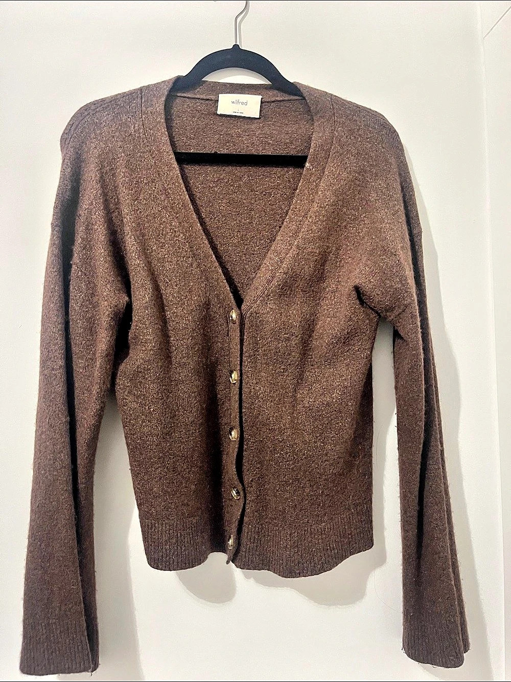 Wilfred Brown Cardigan Like New